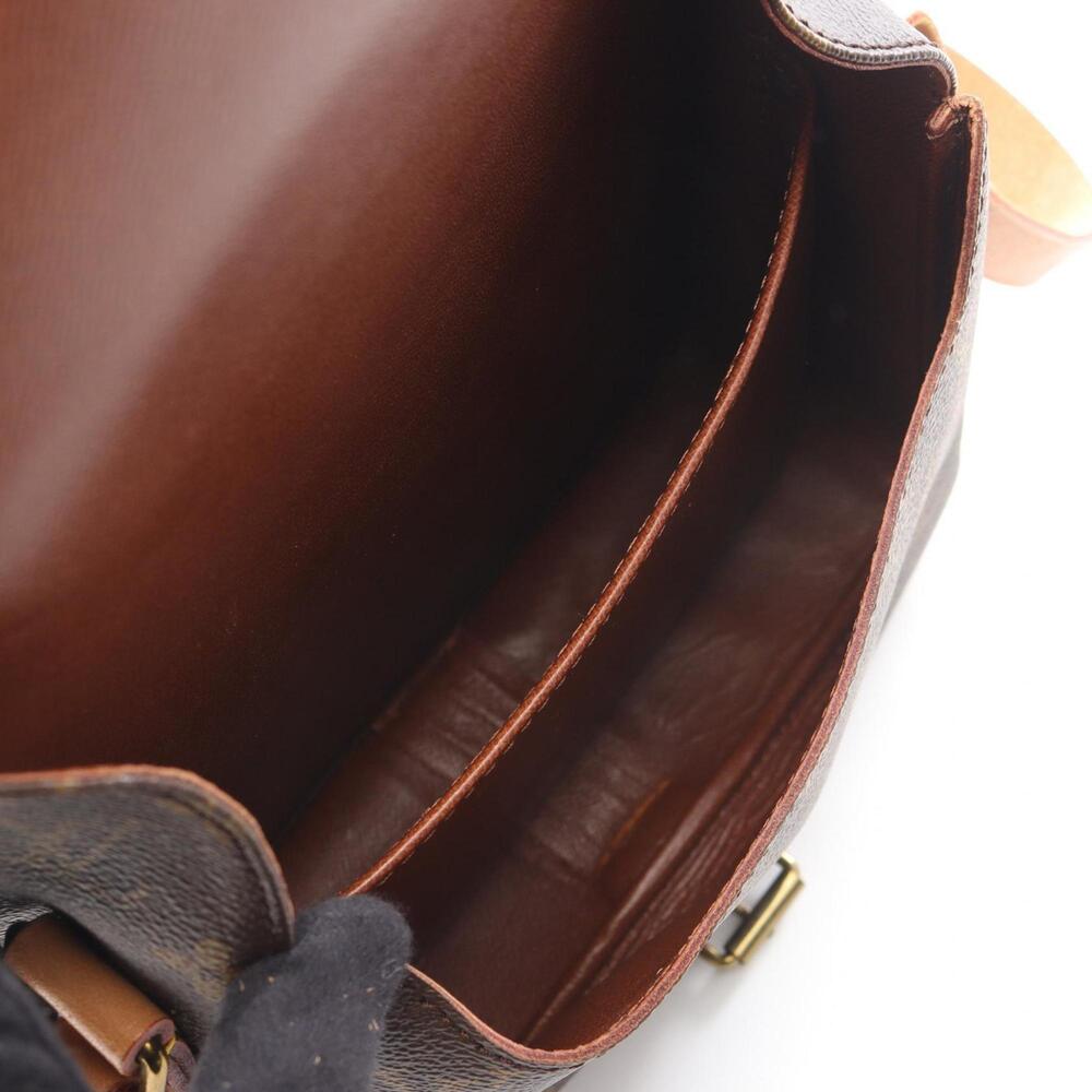 LOUIS VUITTON Authentic Brown Monogram Leather Shoulder Bag - Picture 3 of 13